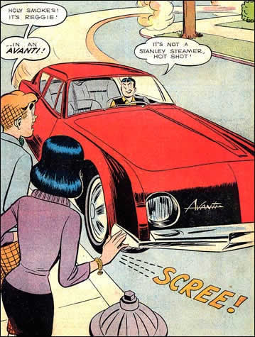 Avanti in Archie Comic Book