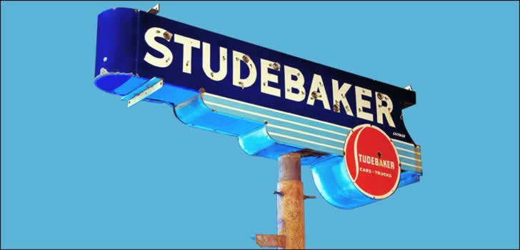 Studebaker Dealership Sign