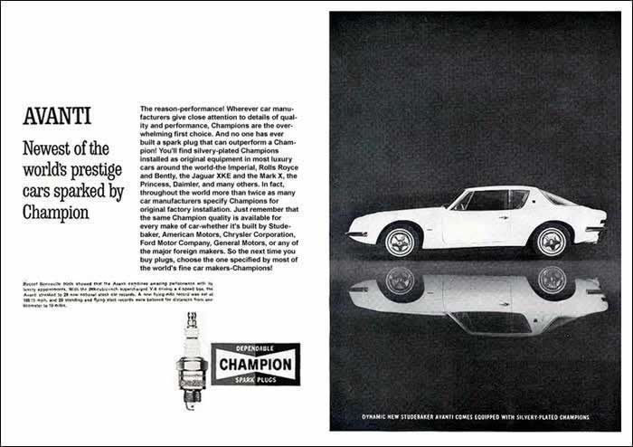 Champion Spark Plugs Ad