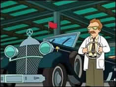 Mercedes Benz in Futurama