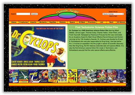 Classic Scifi Website