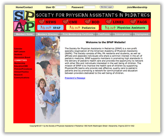 Pediatrics Website