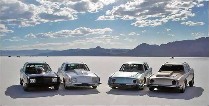 Four Avantis at Bonneville