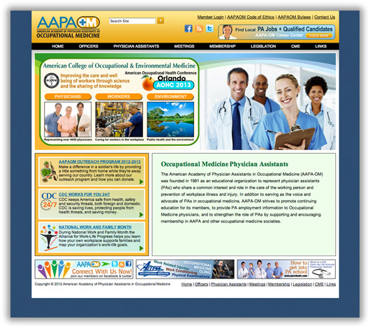 AAI Website Homepage