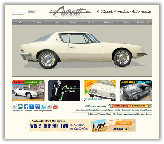 Avanti Home Page