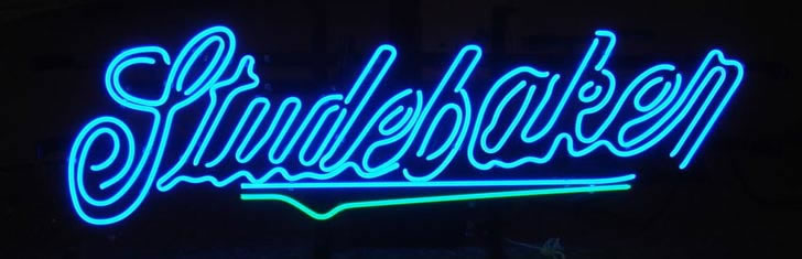 Neon Studebaker Sign