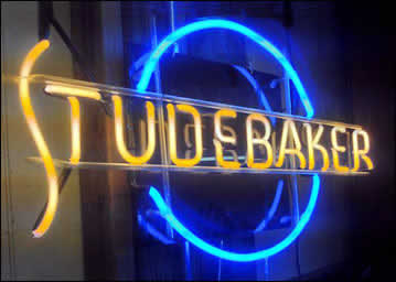 Neon Studebaker Sign